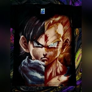S - RARE MX Son Gohan SSJ2 Split DBZ Shirt